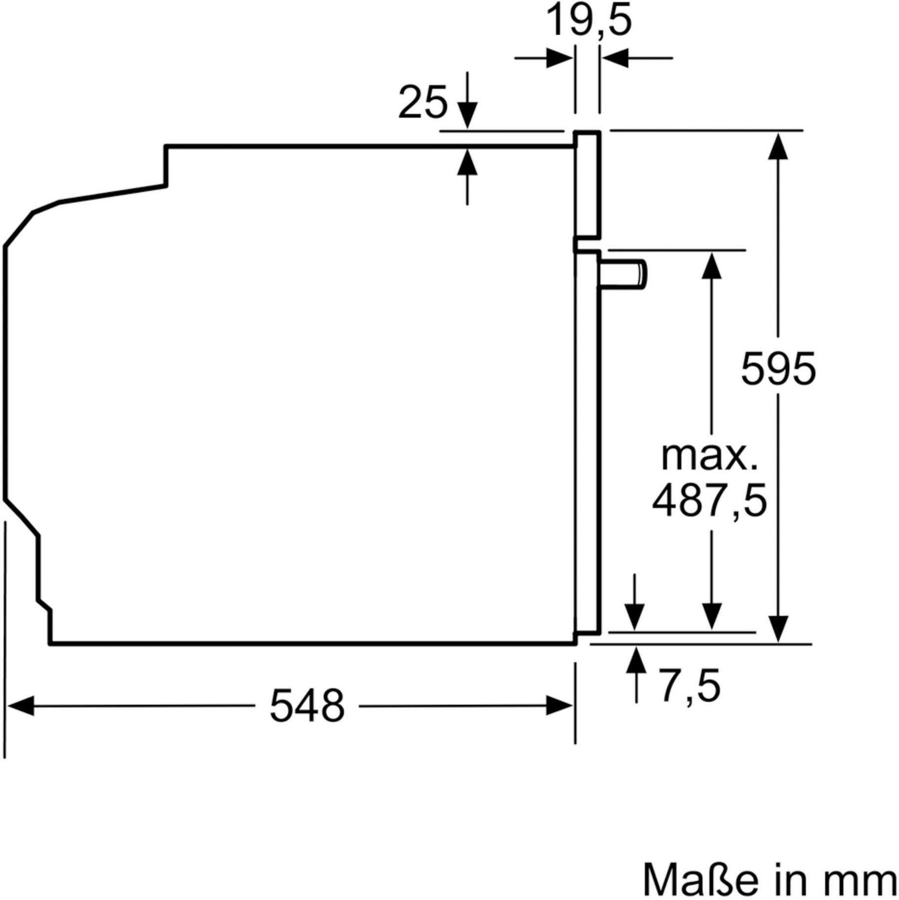 XED342, mit Elektro-Herd-Set CircoTherm® nachrüstbar, Teleskopauszug Heißluftsystem NEFF