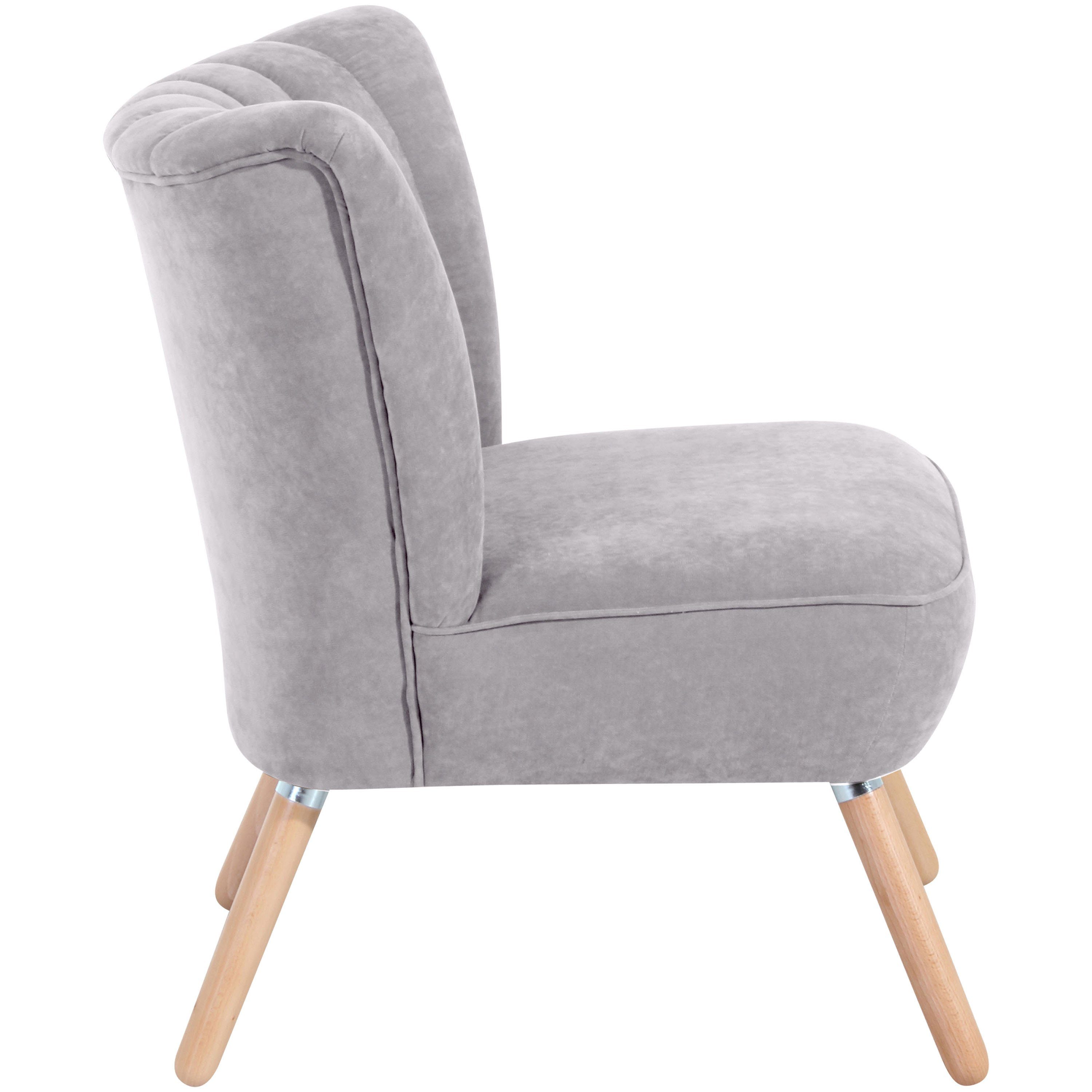 Max Winzer® Sessel Alessandro, Sessel Velours