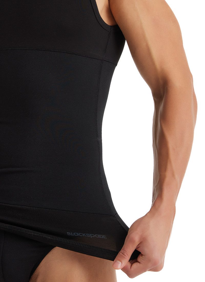 BlackSpade Corsage Herren Korsett Weste 9209 - Schwarz – Bild 2 von 5