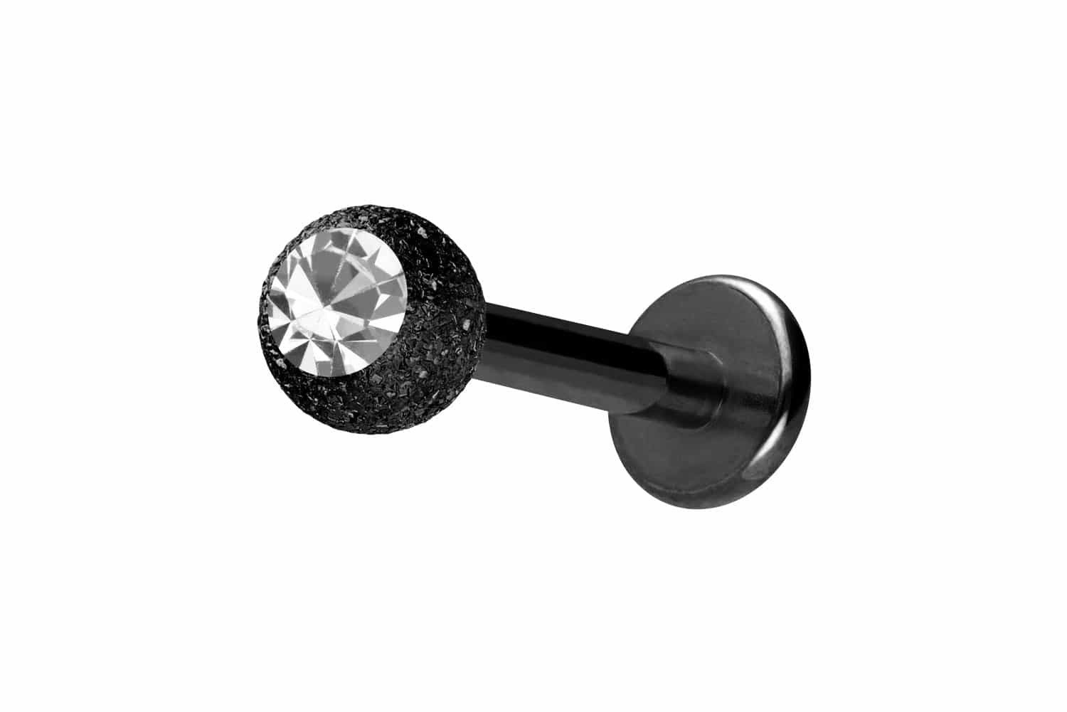 PIERCINGLINE Piercing-Set Chirurgenstahl Labret DIAMANTOPTIK + KRISTALL (Labrets, 1-tlg)