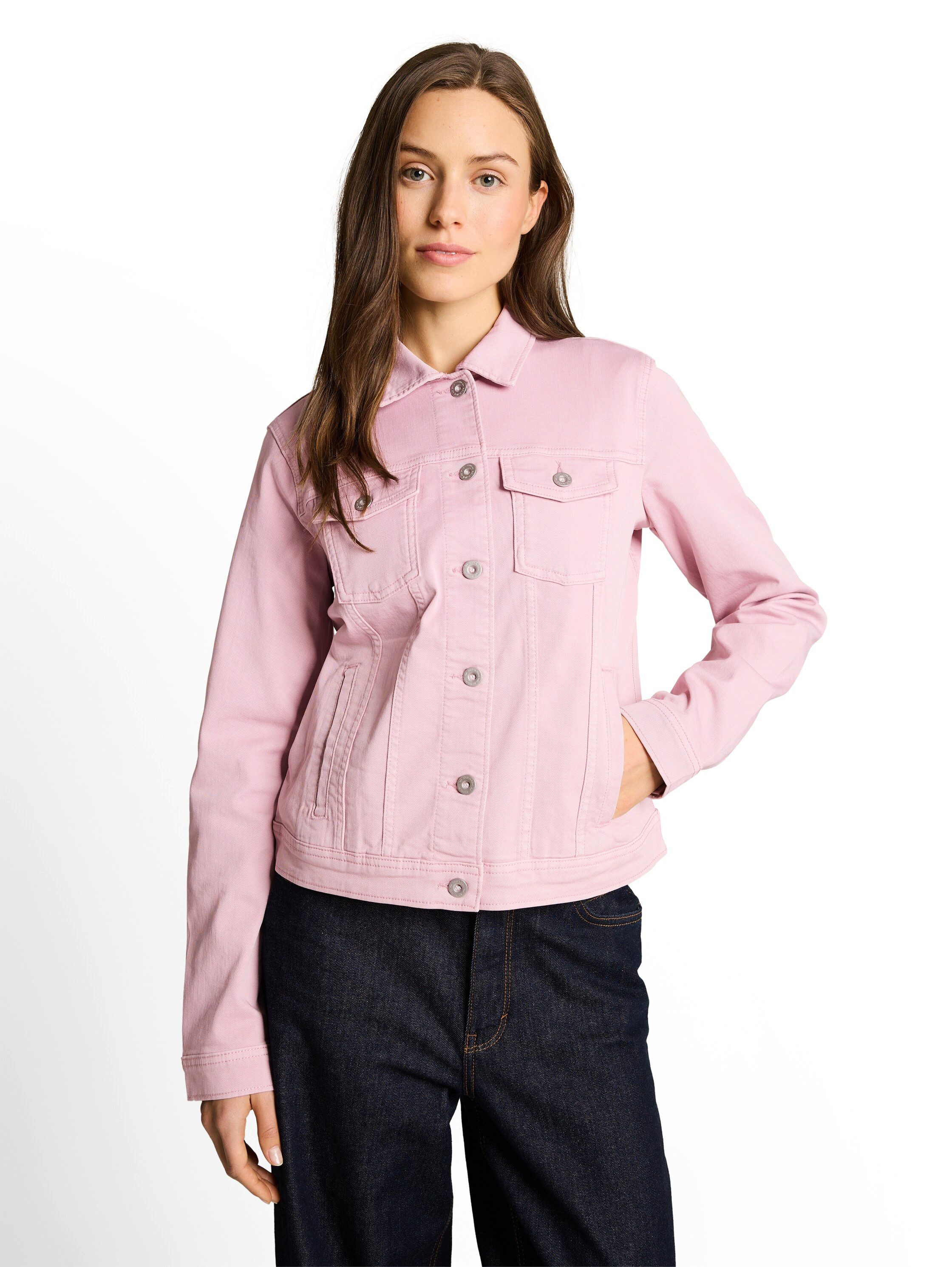 TOM TAILOR Jeansjacke mit Knopfleiste und Stretch günstig online kaufen