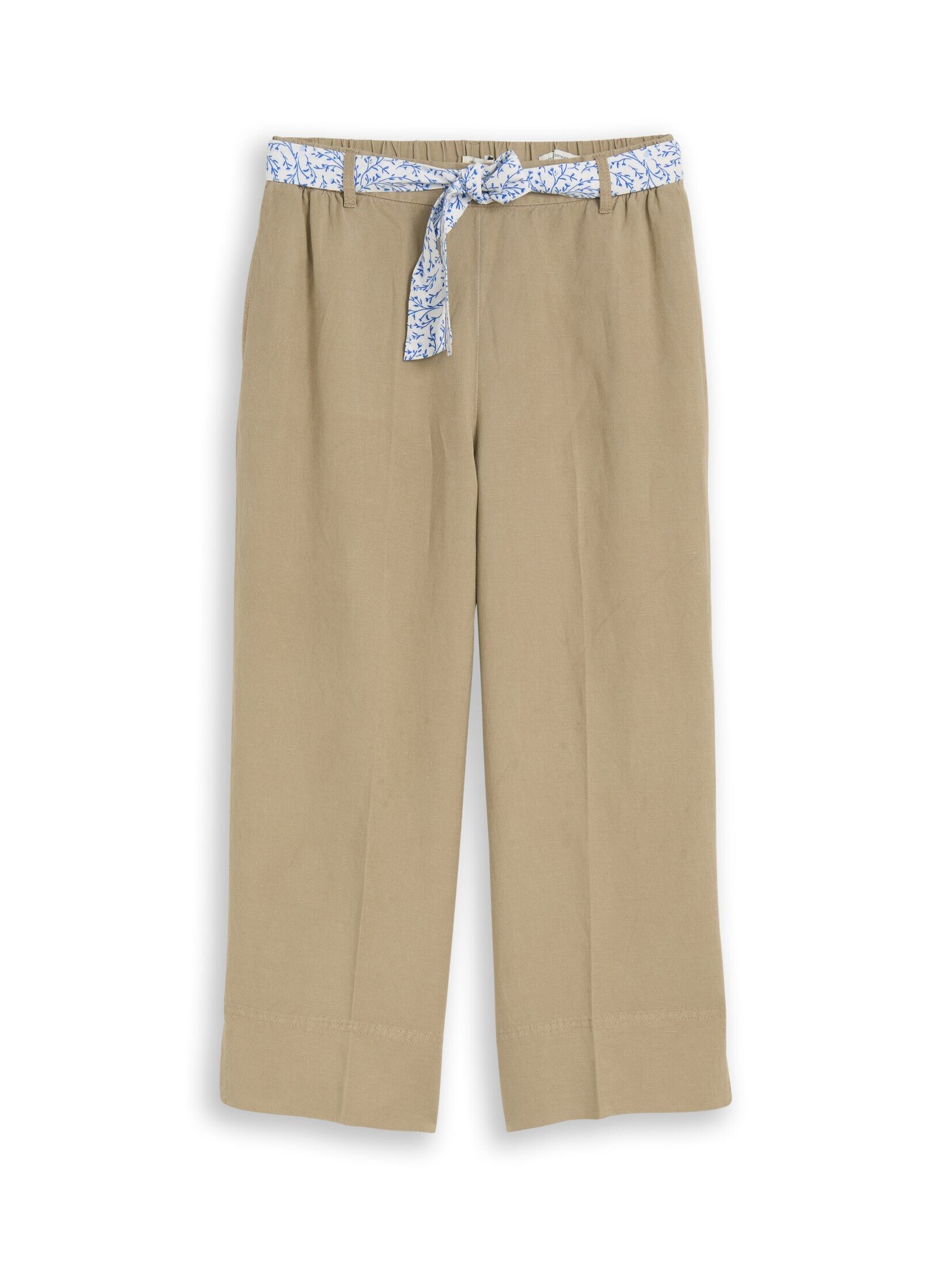 TOM TAILOR 7/8-Hose Hosen & Chino Culotte Hose mit Leinenanteil