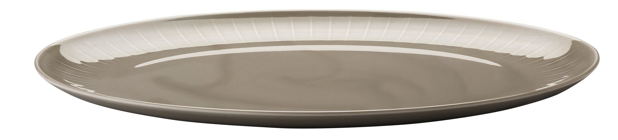 ARZBERG Servierplatte Joyn Grau Platte 38 cm, Porzellan, (Platten)