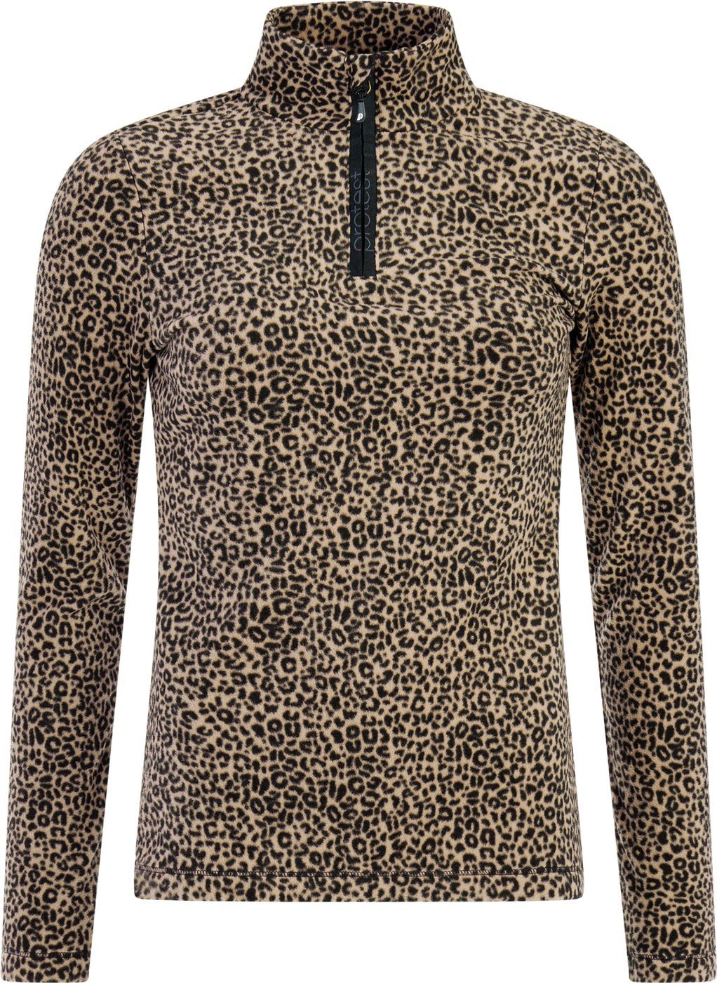 Protest Funktionsjacke PRTRefuzzy 1/4 zip active top TRUE BLACK