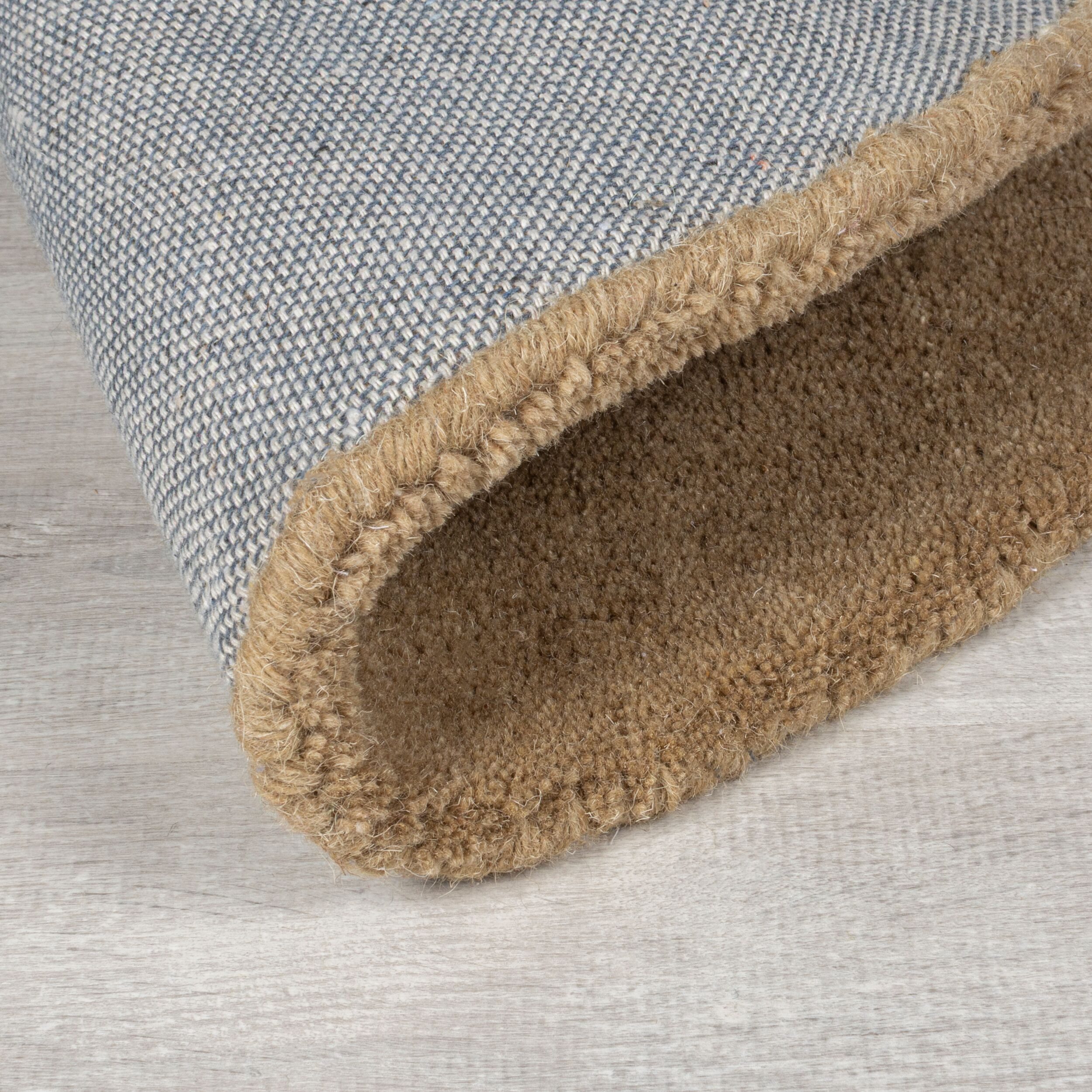 FLAIR RUGS Wollteppich Mia Ellipse, rechteckig, Höhe: 12 mm, mit gebogenem Zuschnitt – Bild 3 von 5