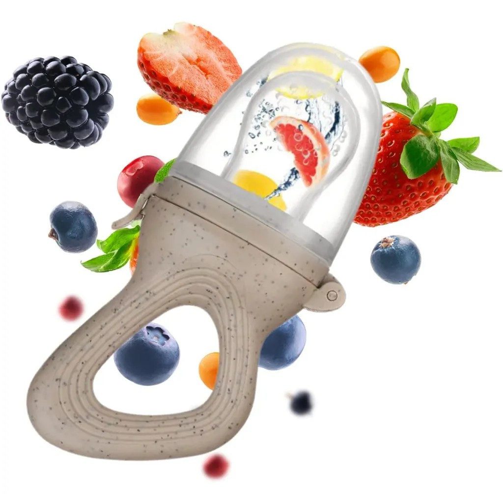 GiglioCollection Schnuller 2x Schnuller Fruchtsauger Schnuller Beißring Baby Obstsauger BPA frei, BPA frei