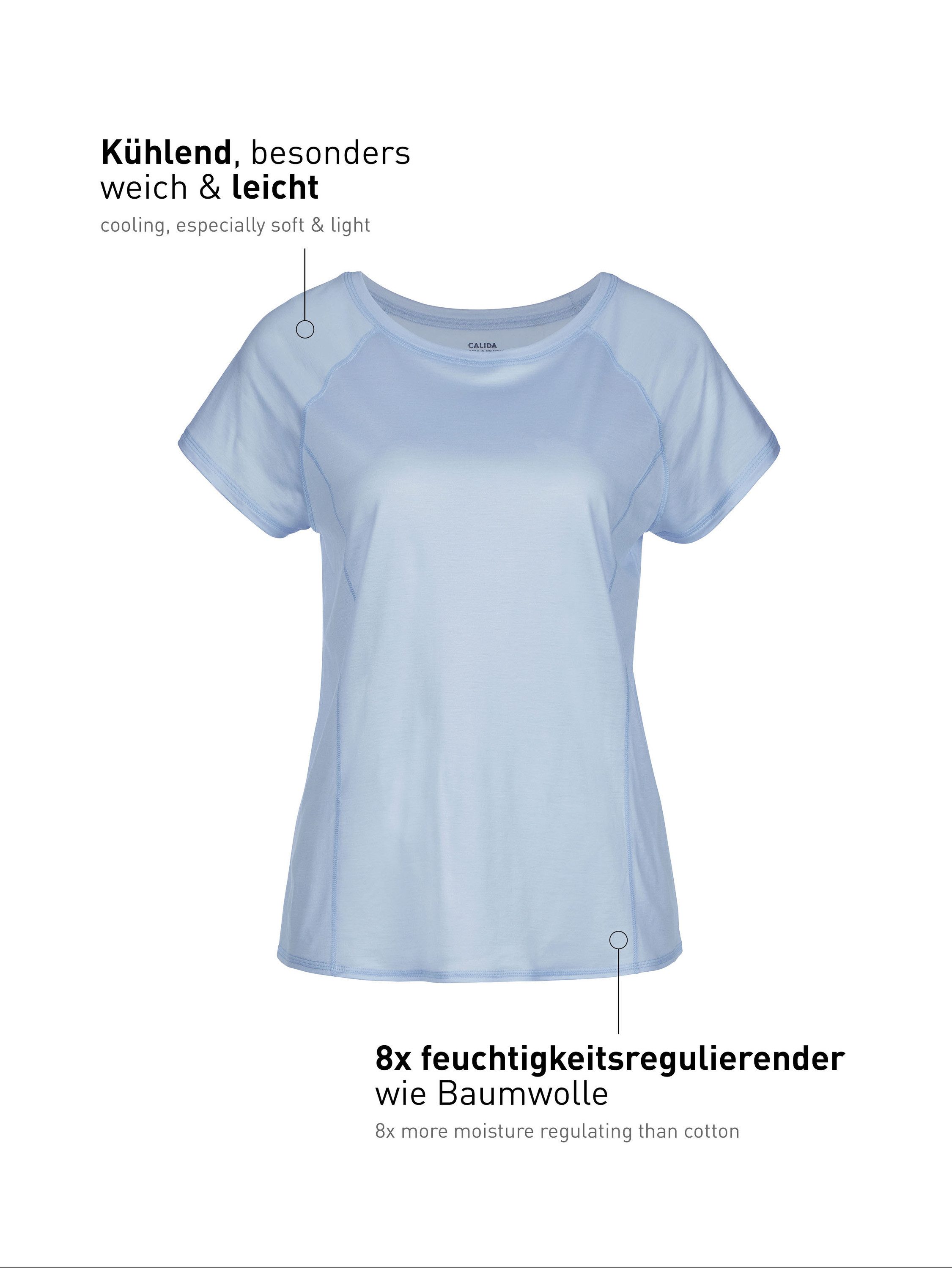 CALIDA Kurzarmshirt DSW Cooling Damen (1-tlg) günstig online kaufen