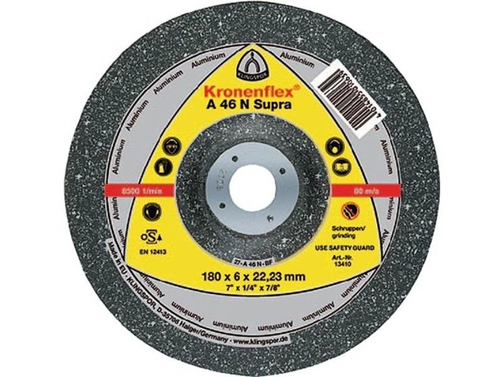 Klingspor Schruppscheibe 10er Pack KLINGSPOR 2922 Schruppscheibe A 24 N 125x6x22,2m Alu.