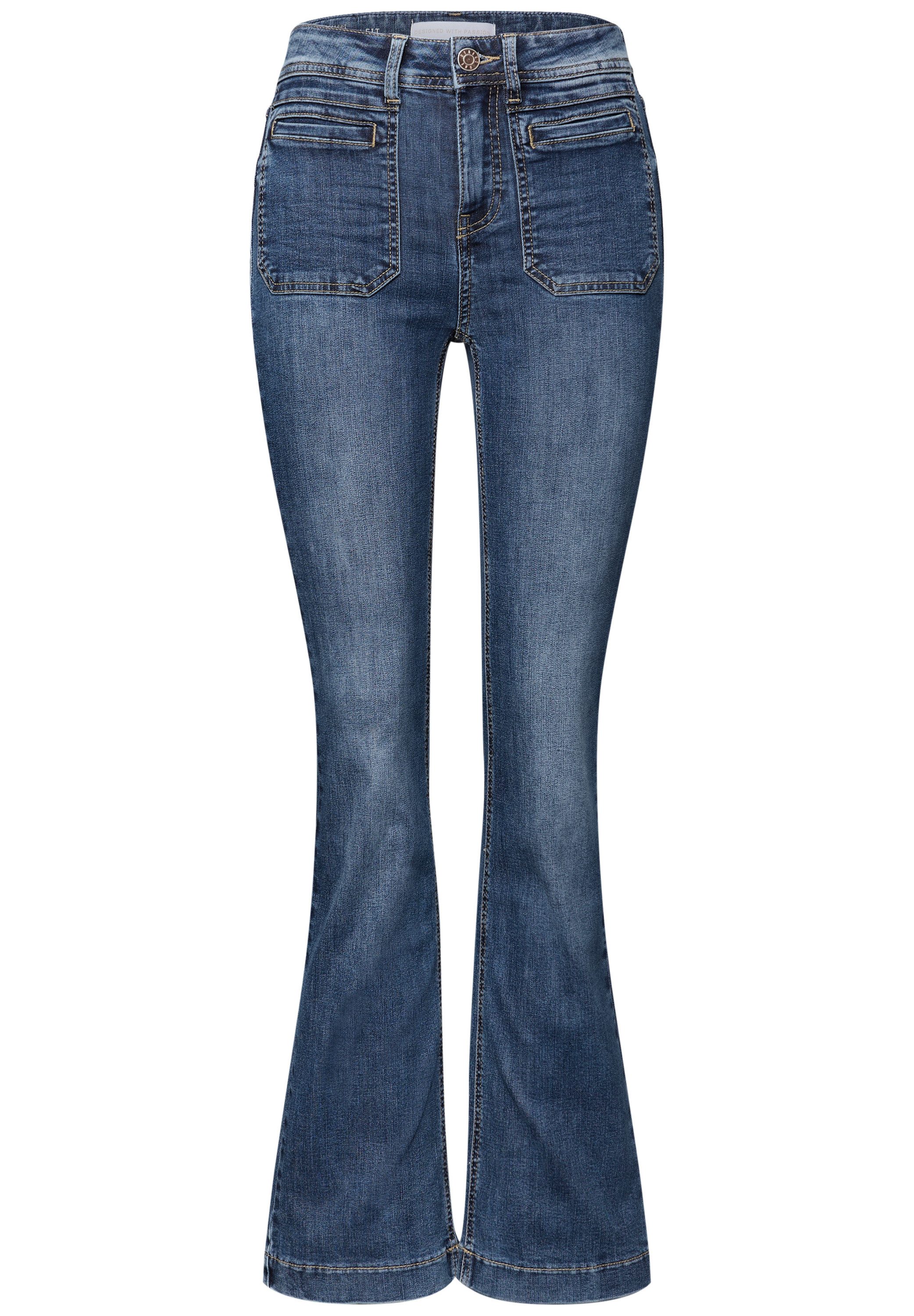 STREET ONE Slim-fit-Jeans High Waist