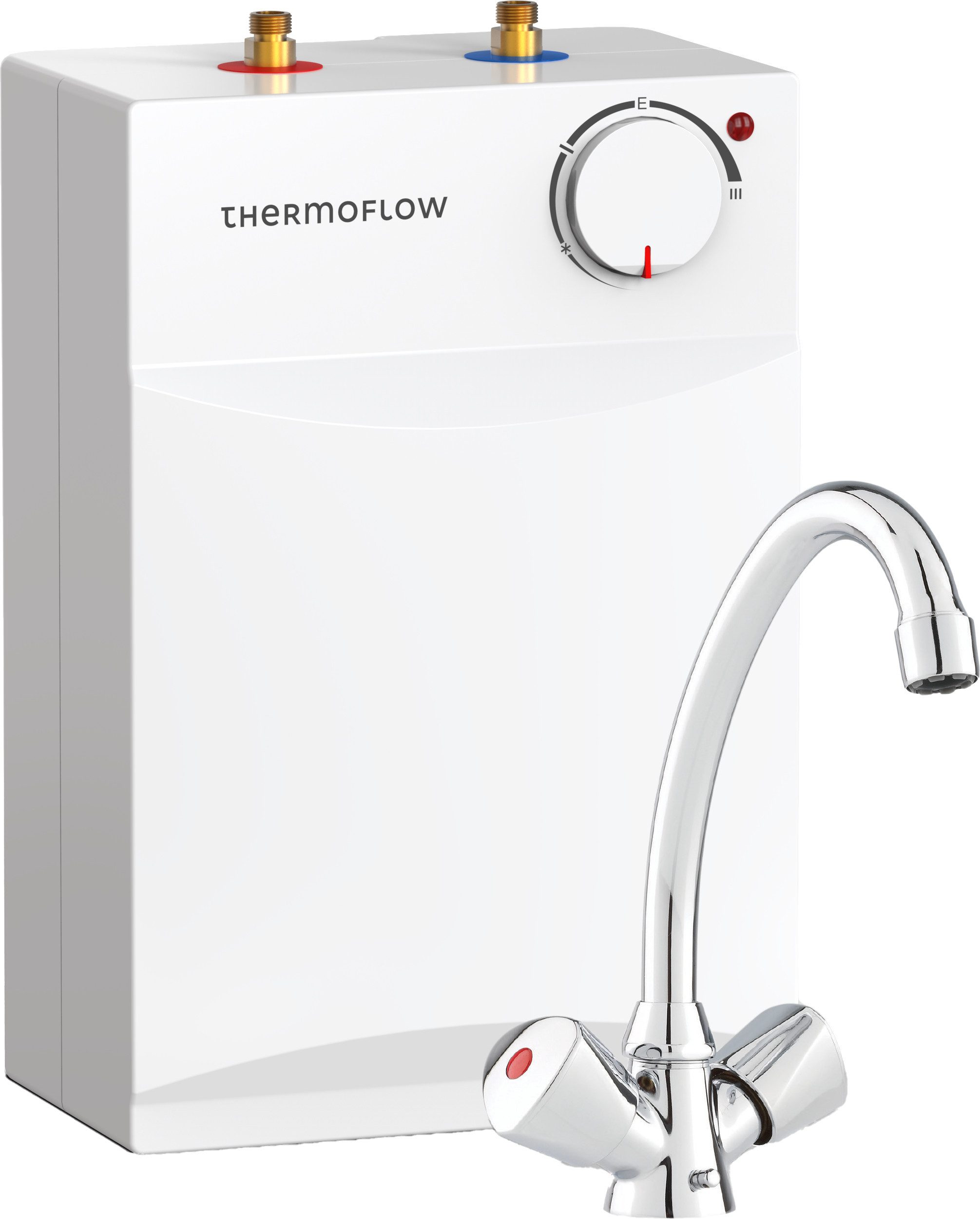 Thermoflow Untertischspeicher UT 5, (max. 75°C) (Set, mit Niederdruckarmatur QMIX 12), mit Armatur