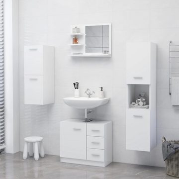 DOTMALL Badspiegel Badspiegel Weiß 60x10,5x45 cm Holzwerkstoff