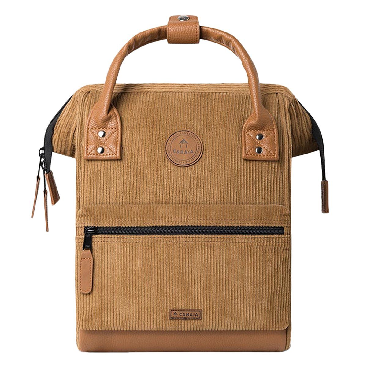 CABAIA Rucksack Adventurer Small Dubai (Set, 3-tlg., inkl. 2 auswechselbaren Vordertaschen), Tagesrucksack mit austauschbaren Vordertaschen
