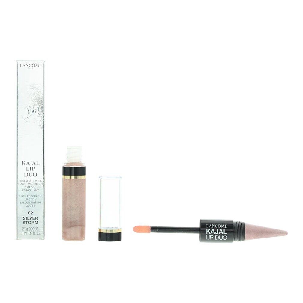 LANCOME Lippenstift, Kajal Lip Duo, Duo, Flüssiger Lippenstift, 02, Silver Storm, 2,7 g