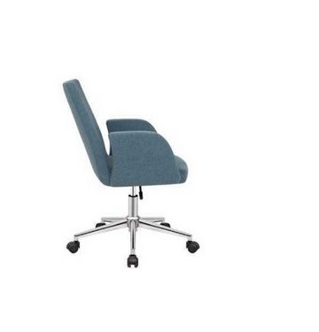 JVmoebel Bürostuhl Blauer Bürostuhl Designer Schreibtisch Drehstuhl Luxus Chefsessel Neu (1 St), Made in Europa