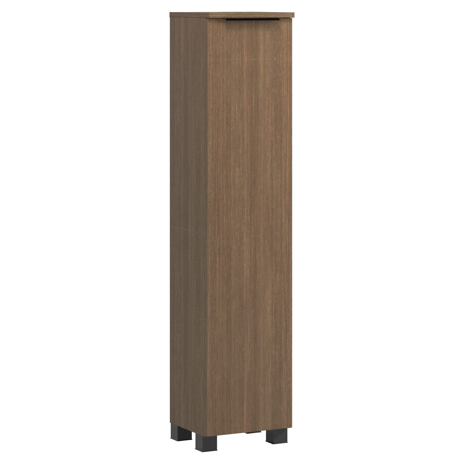 HELD MÖBEL Midischrank SHEFFIELD, Cannello Eiche Dekor, 1 Tür, Soft-Close