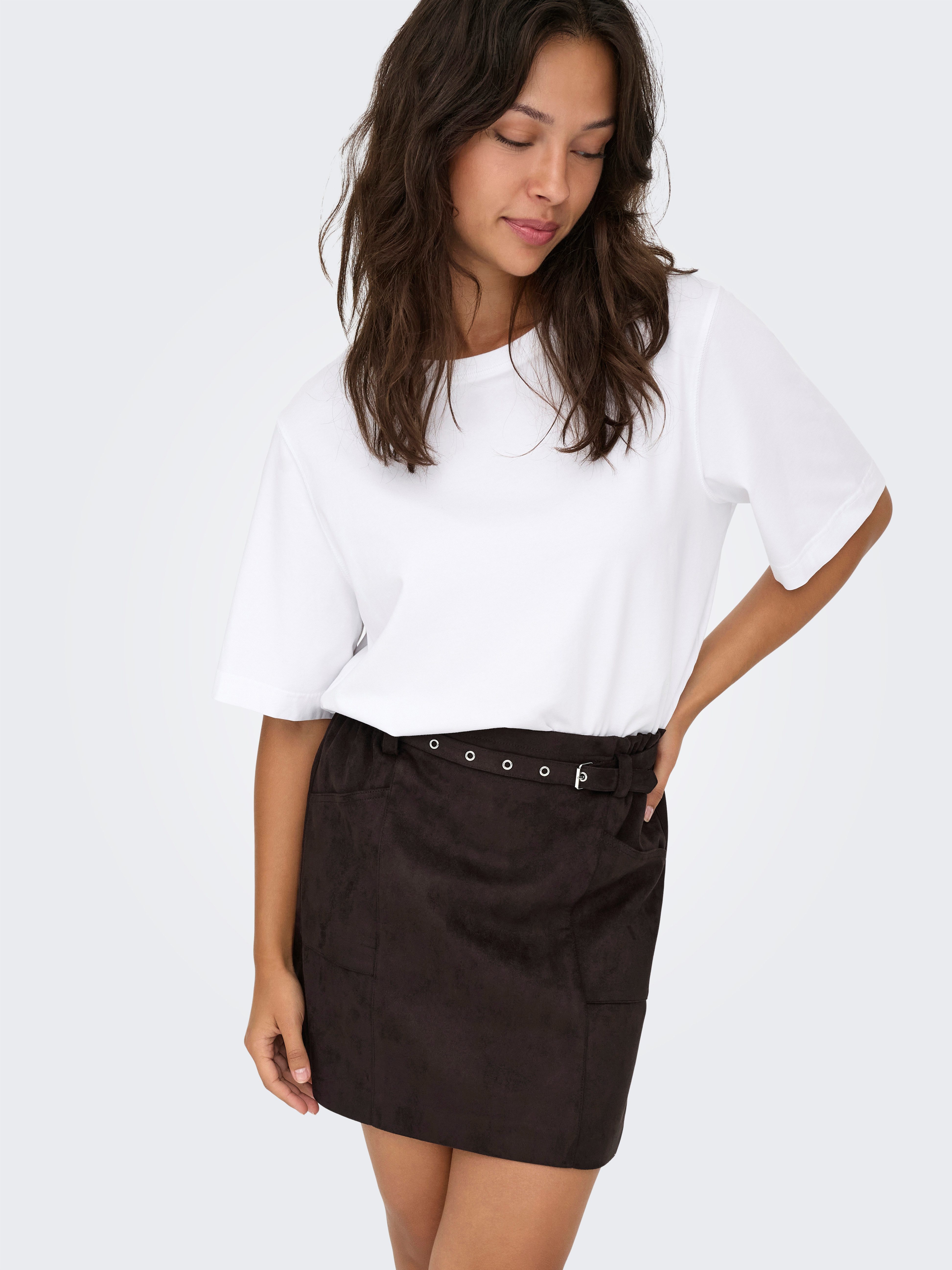 ONLY Minirock ONLDIANE HEIDI LIFE FAUX SUEDE SKIRT OTW