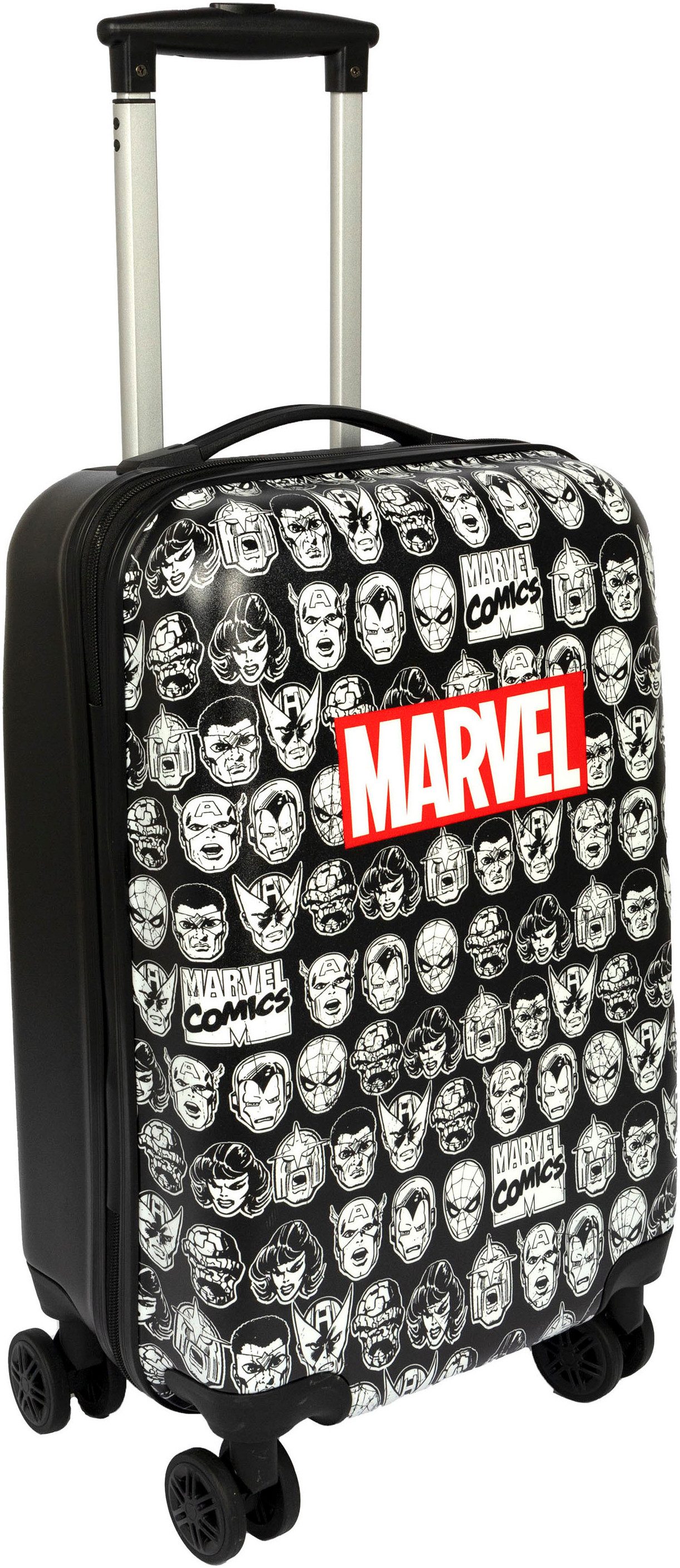 UNDERCOVER Kinderkoffer Marvel, 59 cm, 4 Rollen, mit TSA-Zahlenschloss