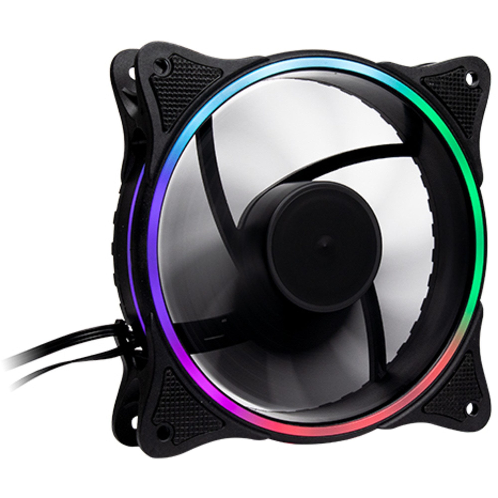 Gehäuselüfter Inter-Tech RGB-Lüfter 120x120x25, Gehäuselüfter