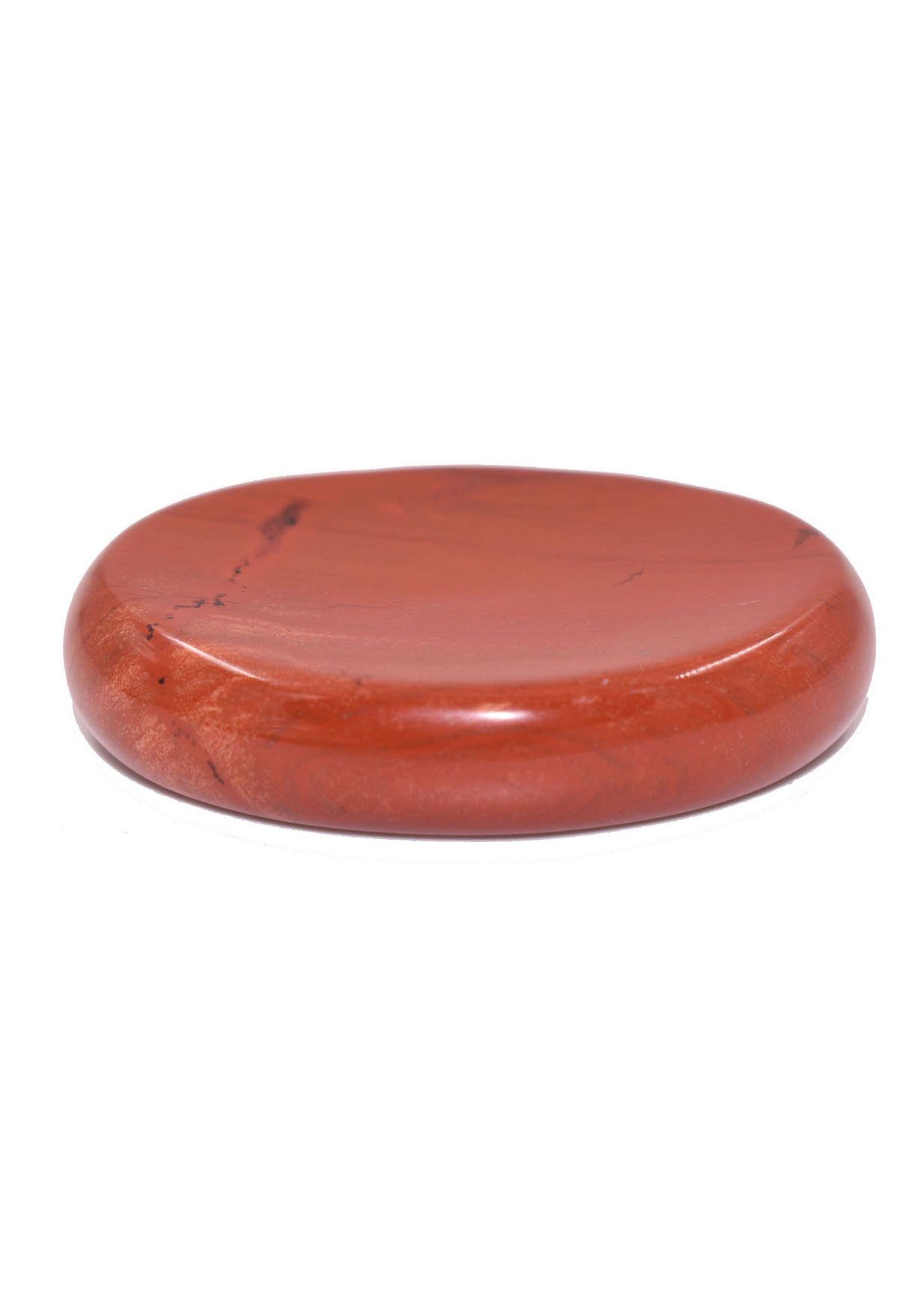 Firetti Edelstein Schmuck Geschenk, Daumenstein / Worry Stone / Yogastein, ( 1-St), Jaspis rot