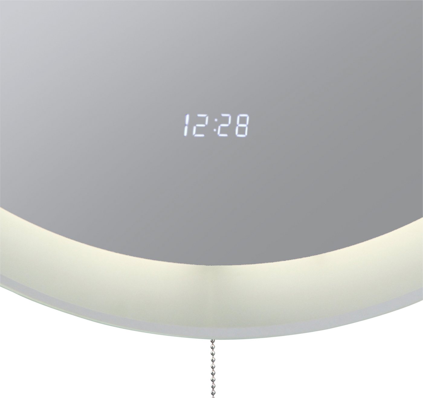 Badmobil LED-Lichtspiegel »Sevilla«, mit Uhr und Zugkette-kaufen