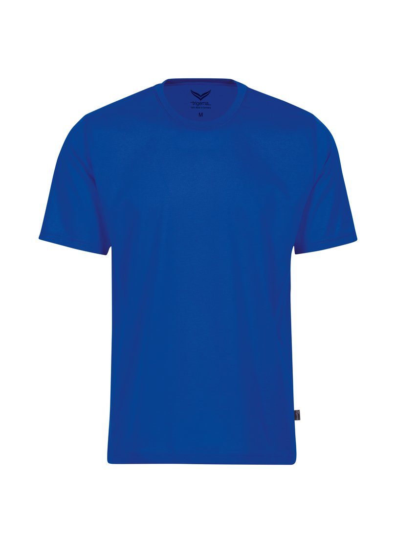 Trigema T-Shirt TRIGEMA T-Shirt aus Rundhals-Ausschnitt 100% Baumwolle