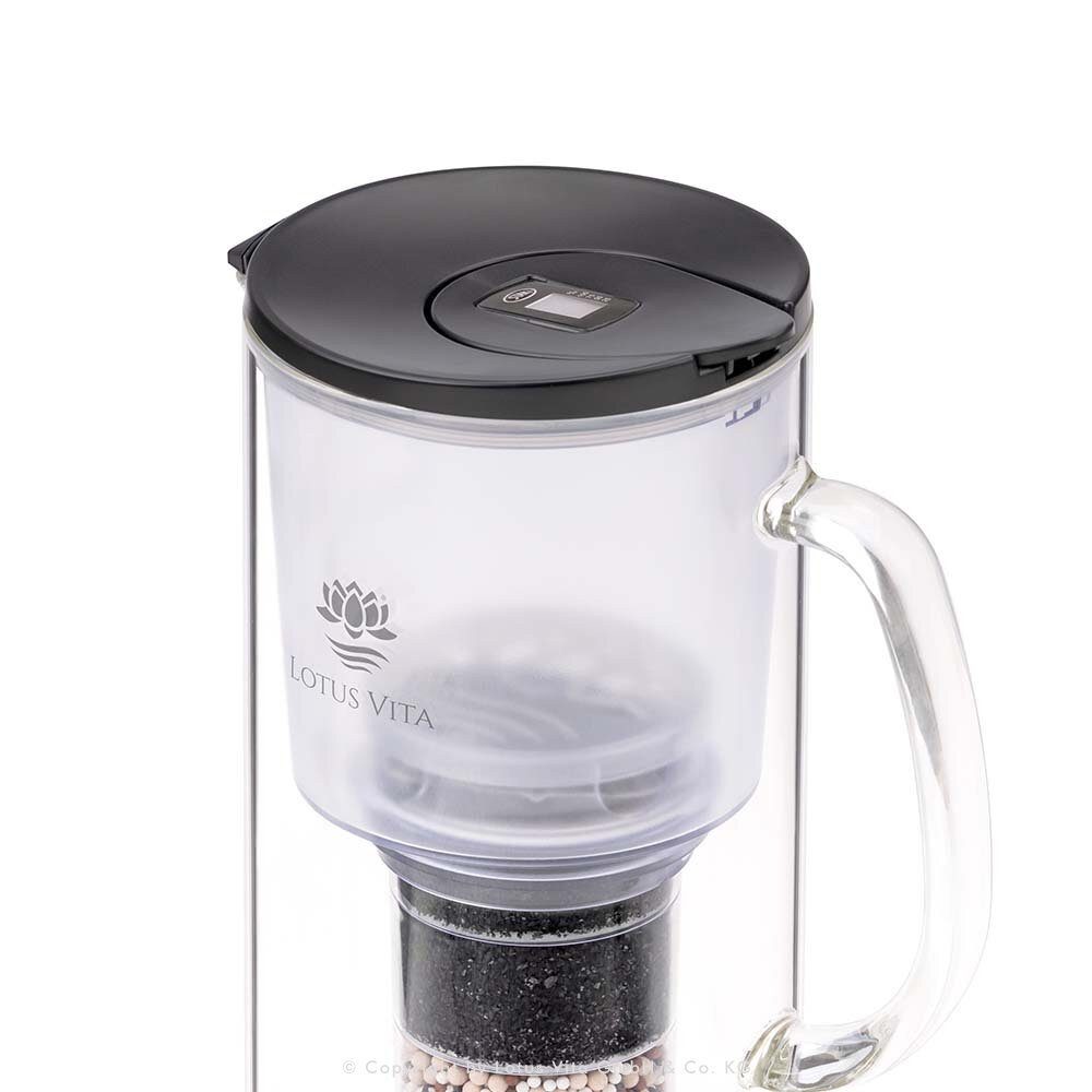 Lotus Vita Wasserfilter Glaskanne Toya 1,4L - Natura Plus