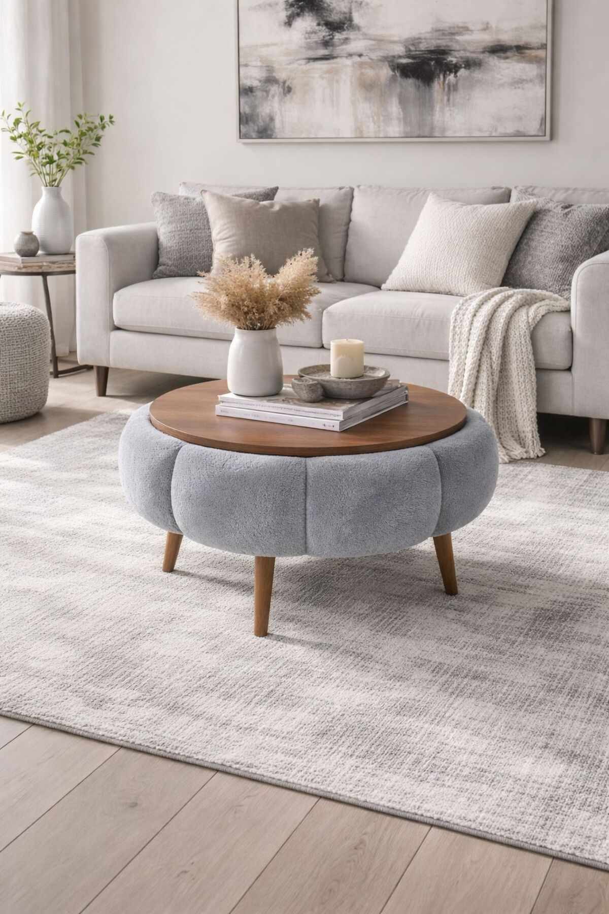 Skye Decor Couchtisch Papatya Couchtisch 60 (1-St), Runde Tischplatte