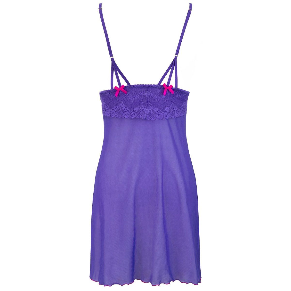 & Axami (L,M,S,XL) string babydoll - V-9689 Nachthemd purple