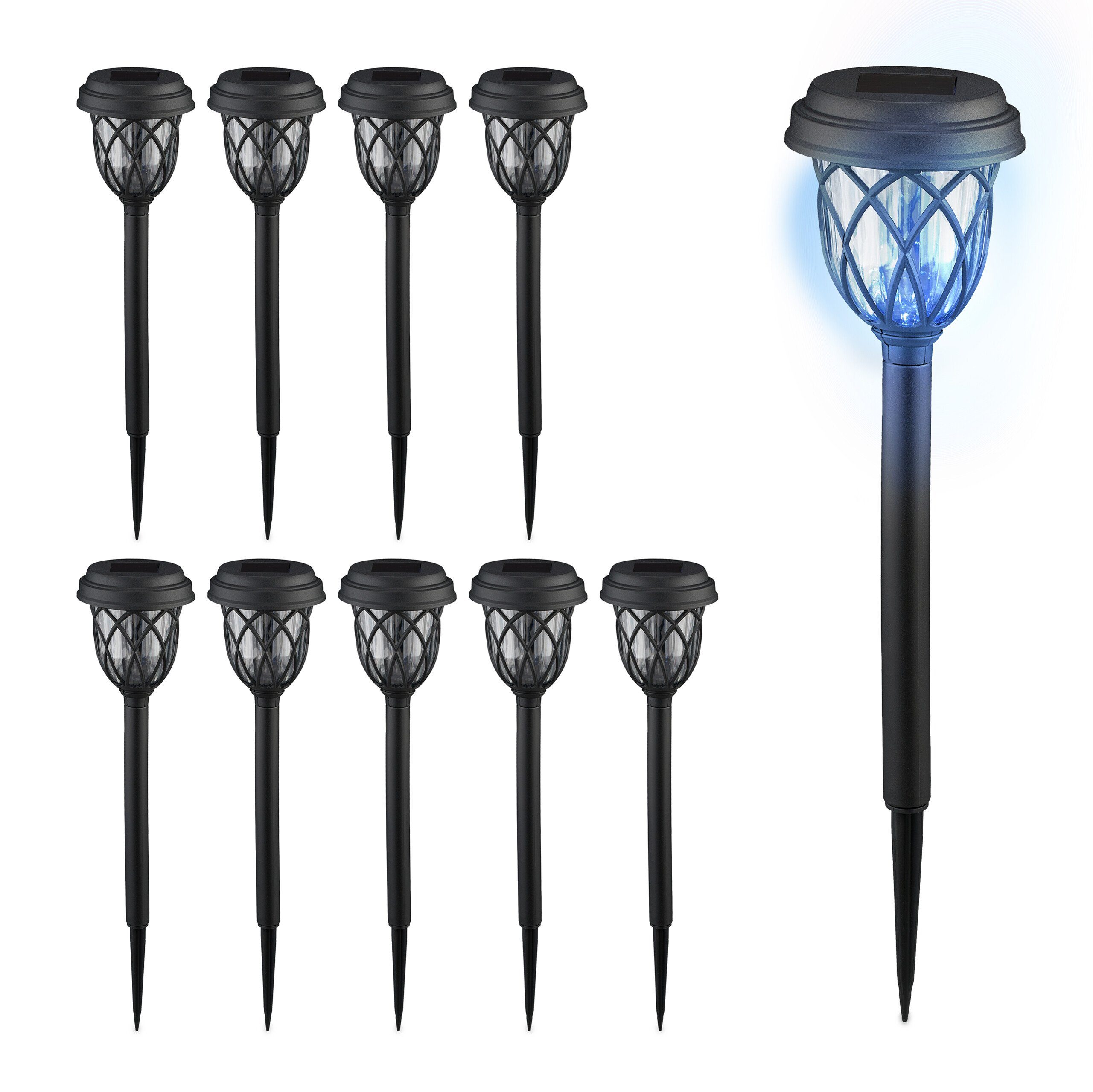 LED Solarleuchte Solarlampen-Set Laterne