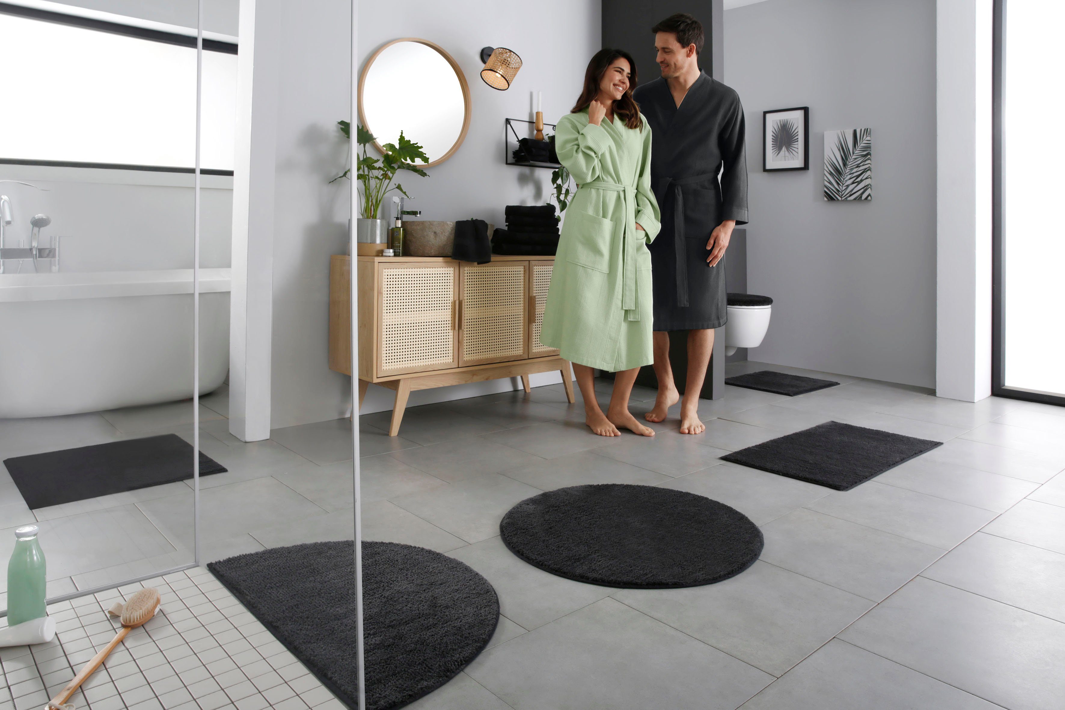 my home Badematte Vanessa, Badvorleger, Badezimmer günstig online kaufen