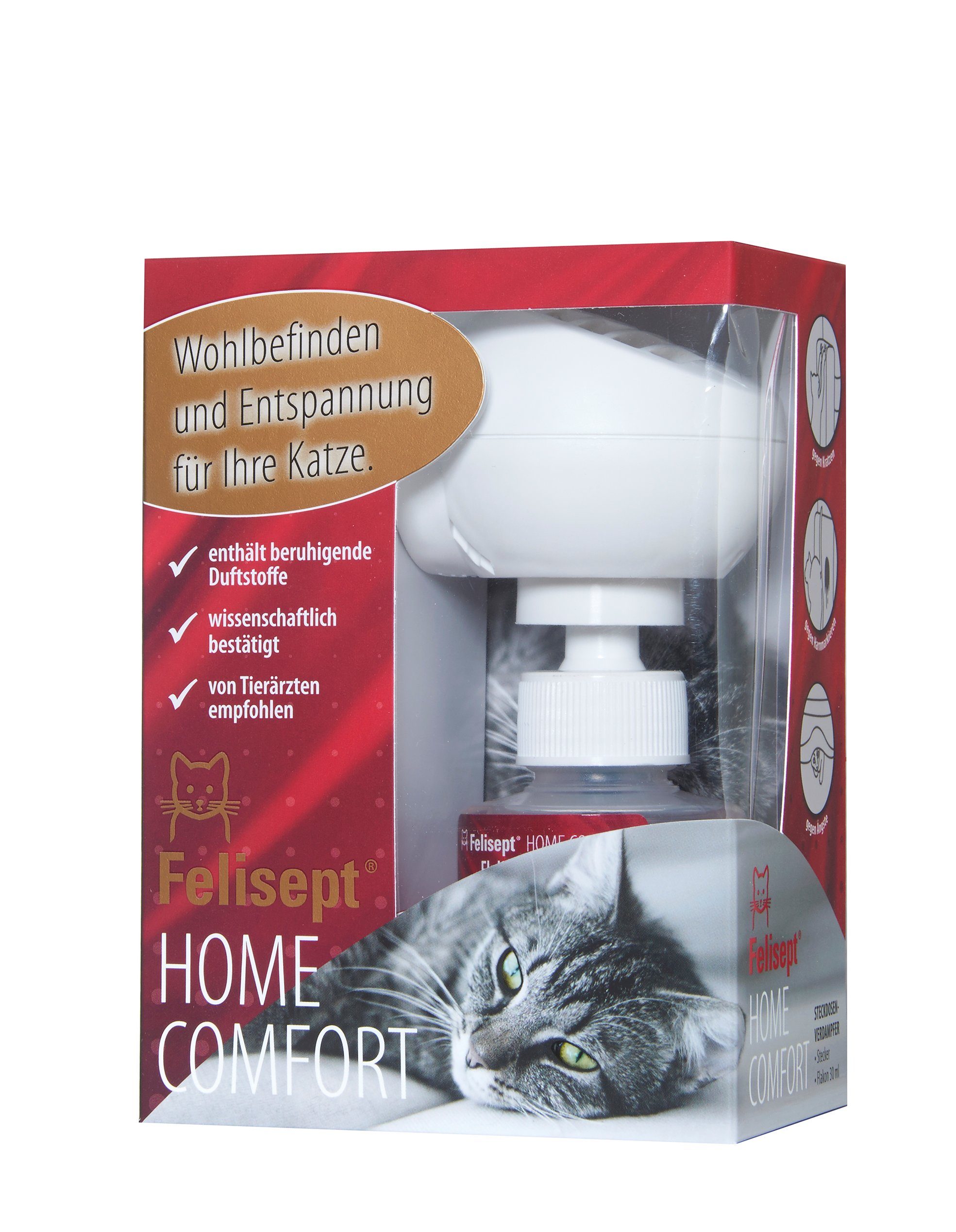 Felisept Katzenstreu Felisept Home Comfort Set - Beruhigung Katzen(Diffusor+Flakon 45 ml)