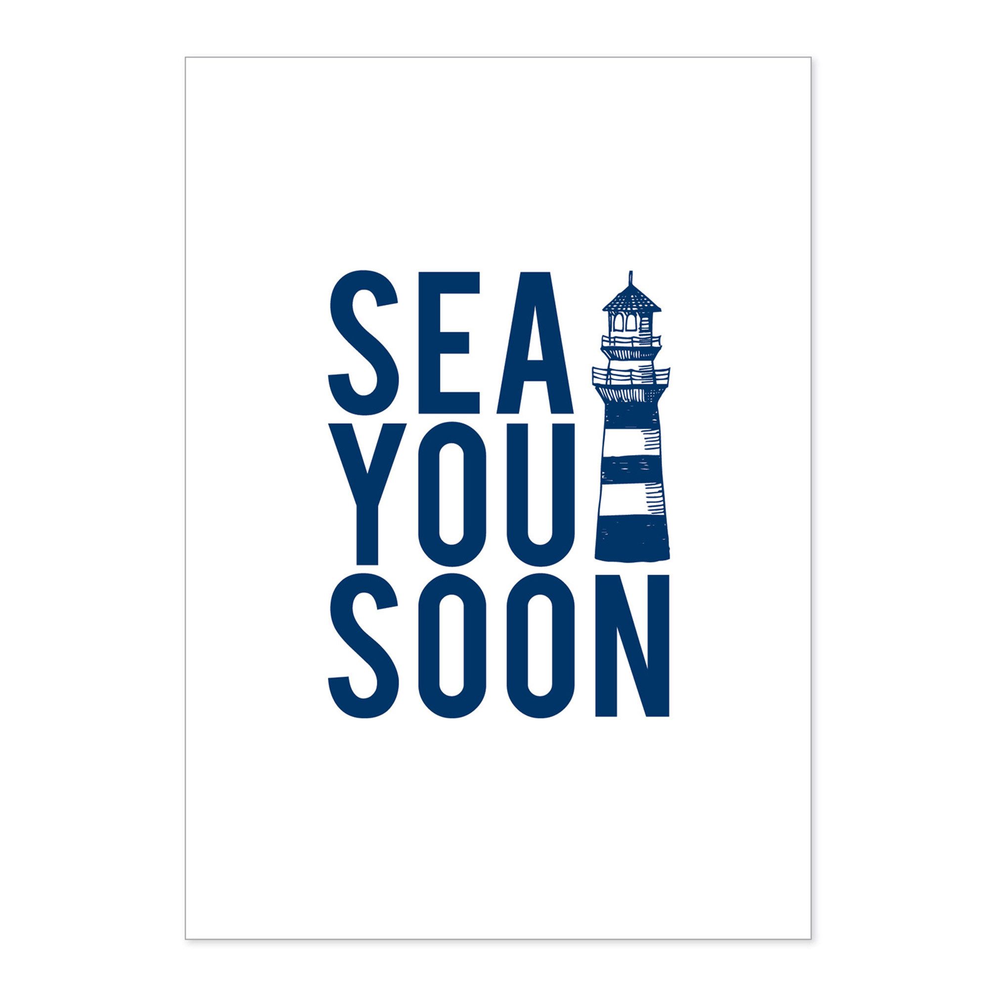 Postkarte Postkarte Sea you soon