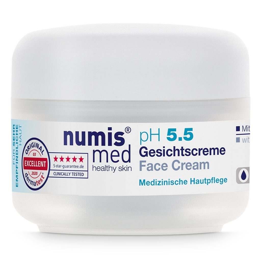 numis med Tagescreme Gesichtscreme ph 5.5 für sehr empfindliche Haut - Tagescreme 1x 50 ml, 1-tlg.