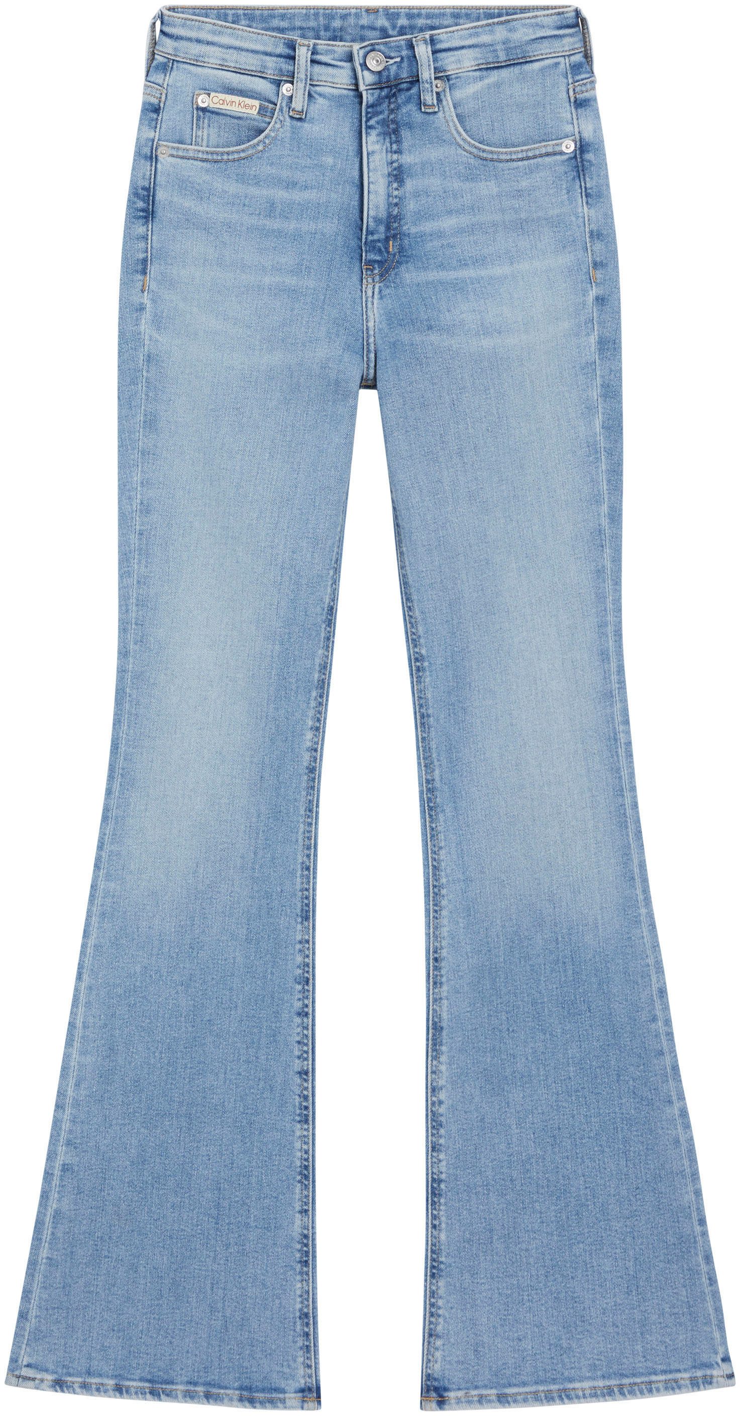 Calvin Klein Jeans Bootcut-Jeans SKINNY BOOTCUT mit Coinpocket, Logodruck günstig online kaufen