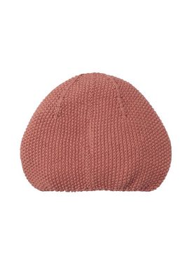 Nordic Coast Company Strickmütze Baby Turban Turbanmütze für Neugeborene 100% Baumwolle Kupfer Rot