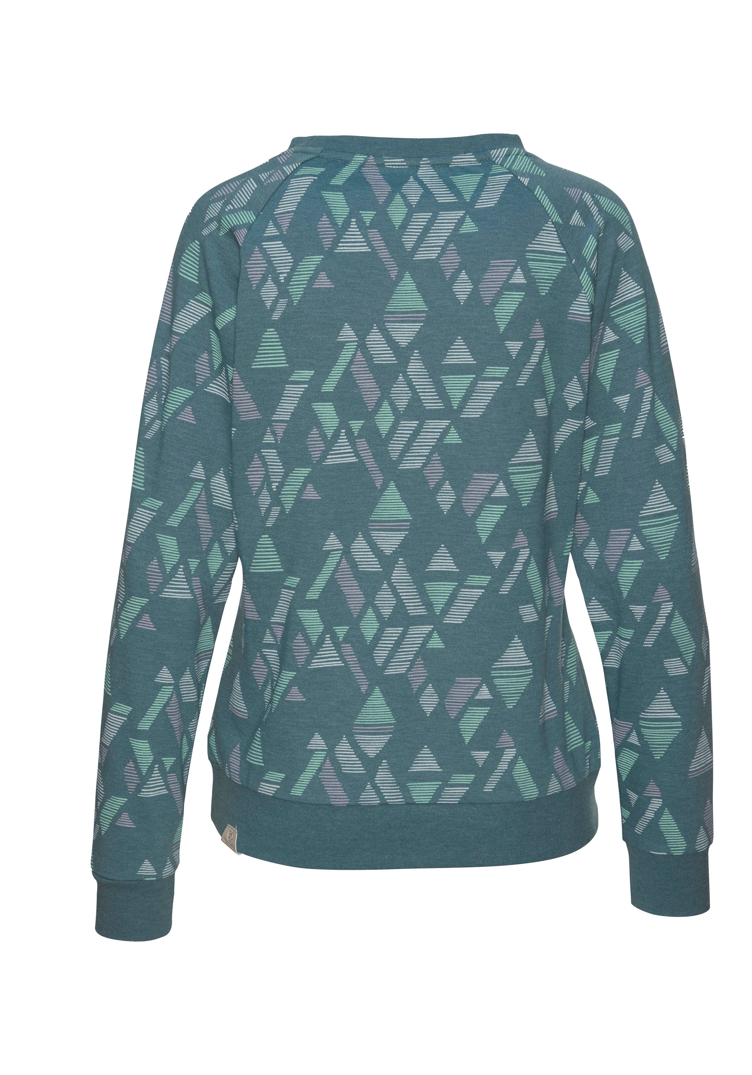 AQUA mit Print Sweater Allover DARRIA PRINT Ragwear
