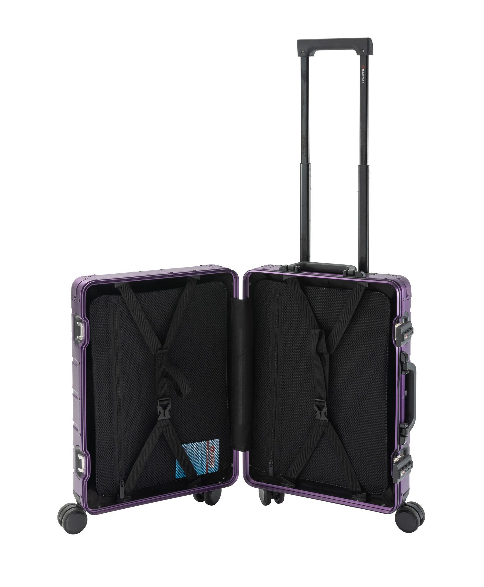 Travelhouse Hartschalen-Trolley Oslo, 4 Rollen, Aluminium günstig online kaufen