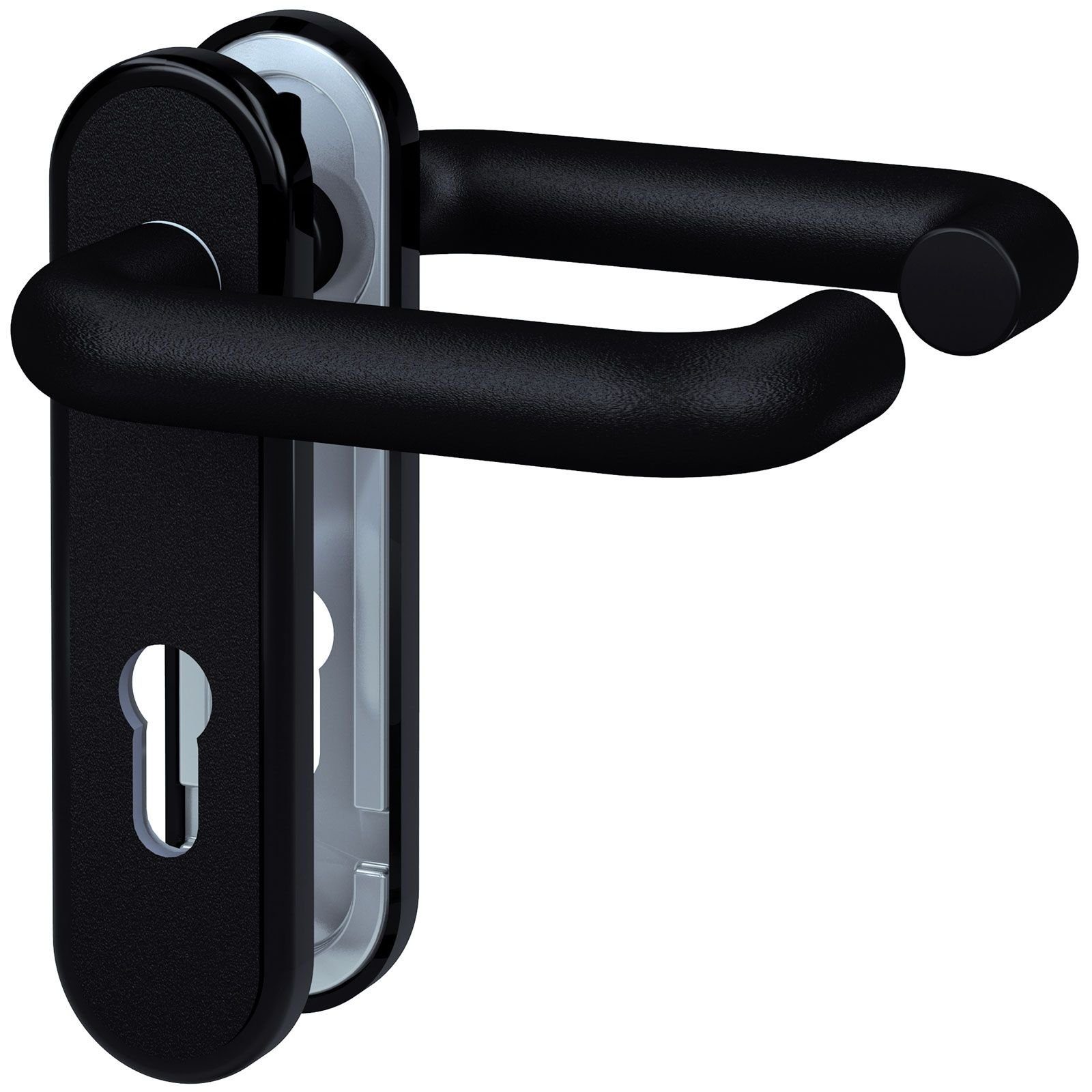 BASI Türbeschlag BASI® Türbeschlag ZT FS 2150 Drücker-Garnitur Kurzschild rund Typ