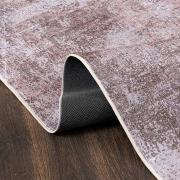 Designteppich Modern Teppich Wohnzimmerteppich Abstrakt Vintage Beige, Mazovia, 80 x 150 cm, Fußbodenheizung, Allergiker geeignet, Rutschfest
