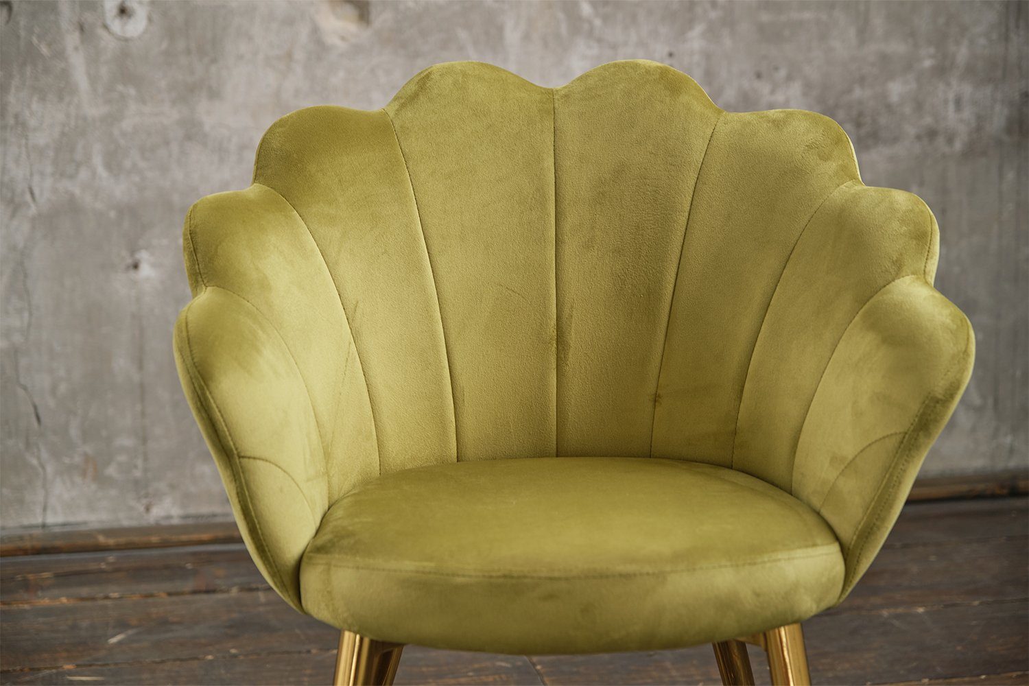 grün Fuß KAWOLA gold Esszimmerstuhl Velvet, schwarz Stuhl | Farben, versch. gold CARLA, od.