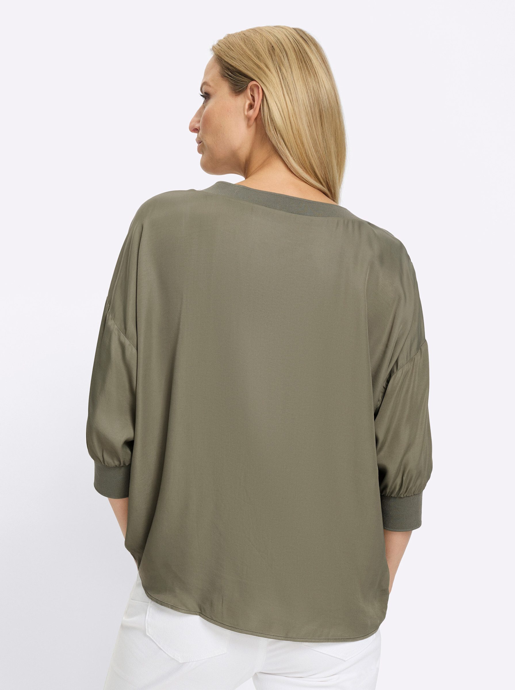 heine Klassische Bluse Satin-Bluse 3/4-Arm günstig online kaufen