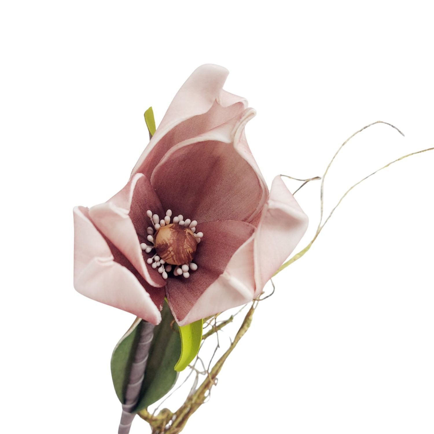 Kunstblume Foam Flower, formano, Höhe 105 cm, Höhe: 105cm, Farbe: Rosa, Motiv: Magnolie