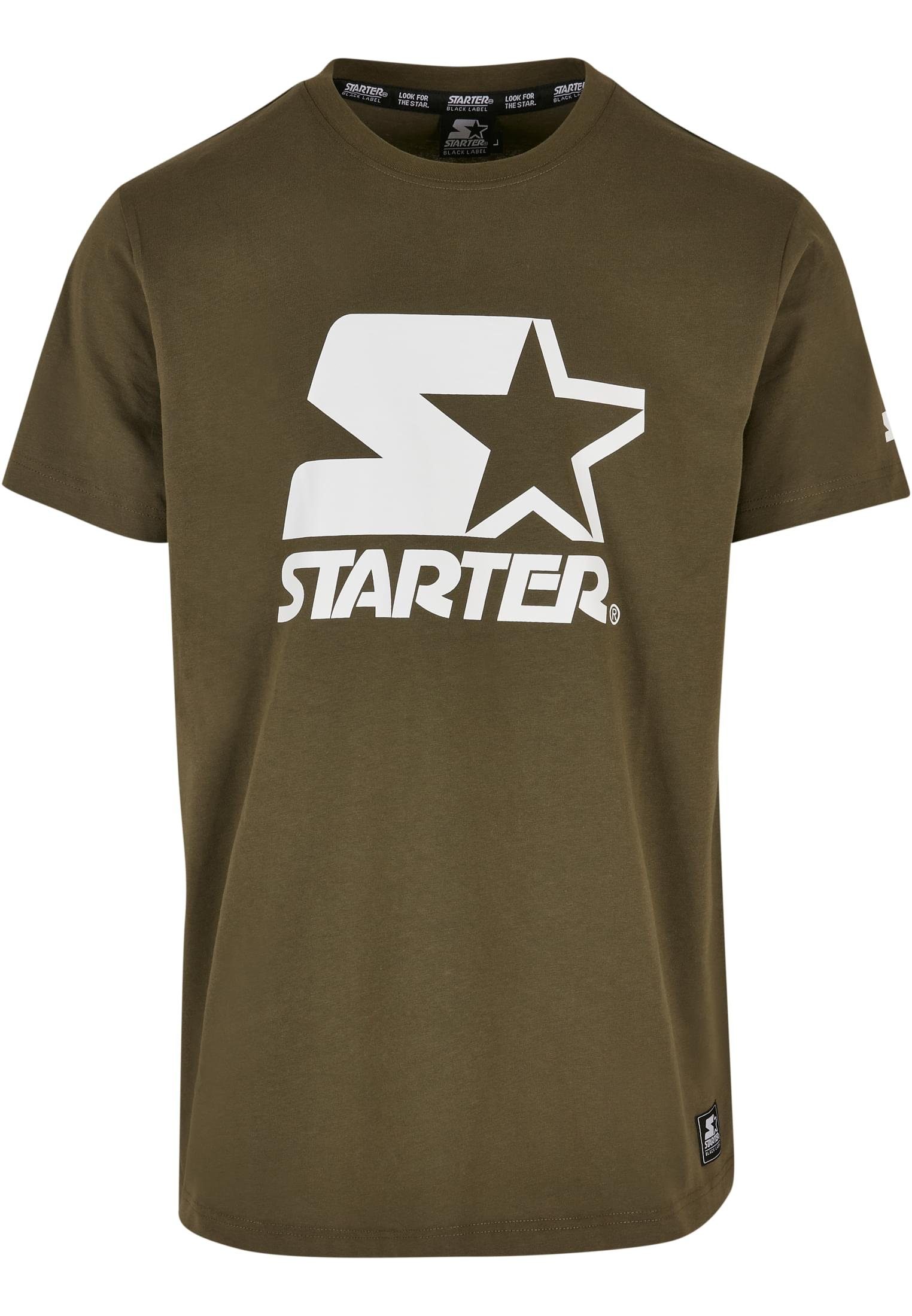 ist ab und zu vorrätig! Starter T-Shirt Starter darkolive Tee Logo (1-tlg) Herren