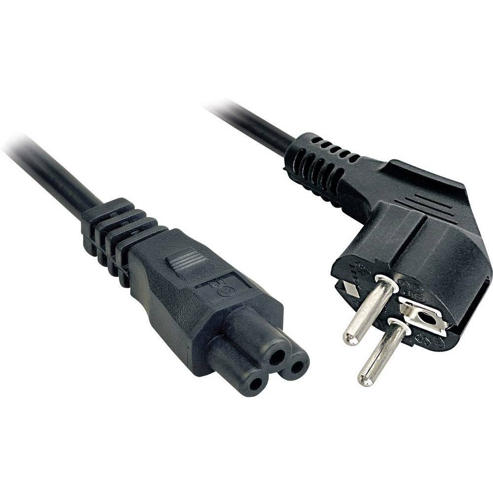Lindy 3m Schutzkontakt an IEC C5 Netzkabel Computer-Kabel