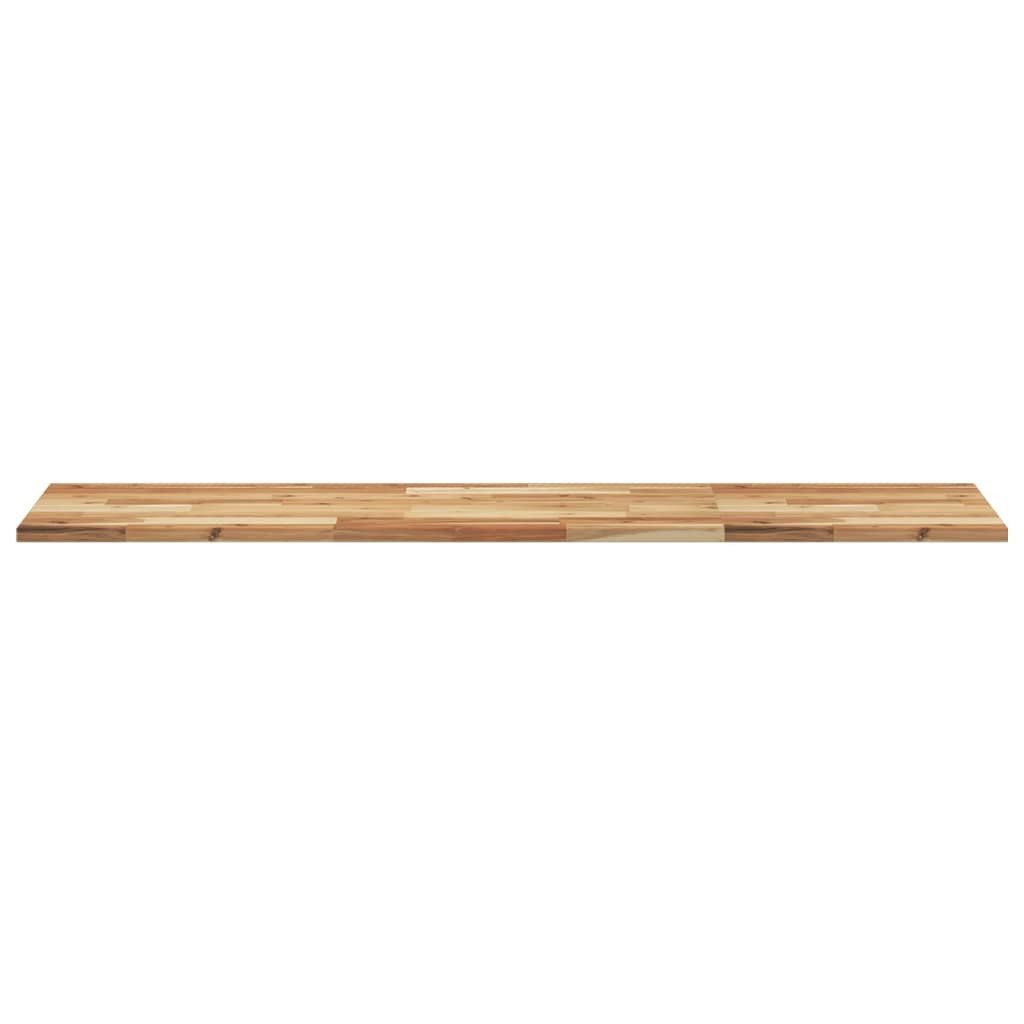 vidaXL Badezimmerspiegelschrank Waschtischplatte Ölbeschichtung 140x40x2 cm Massivholz (1-St)