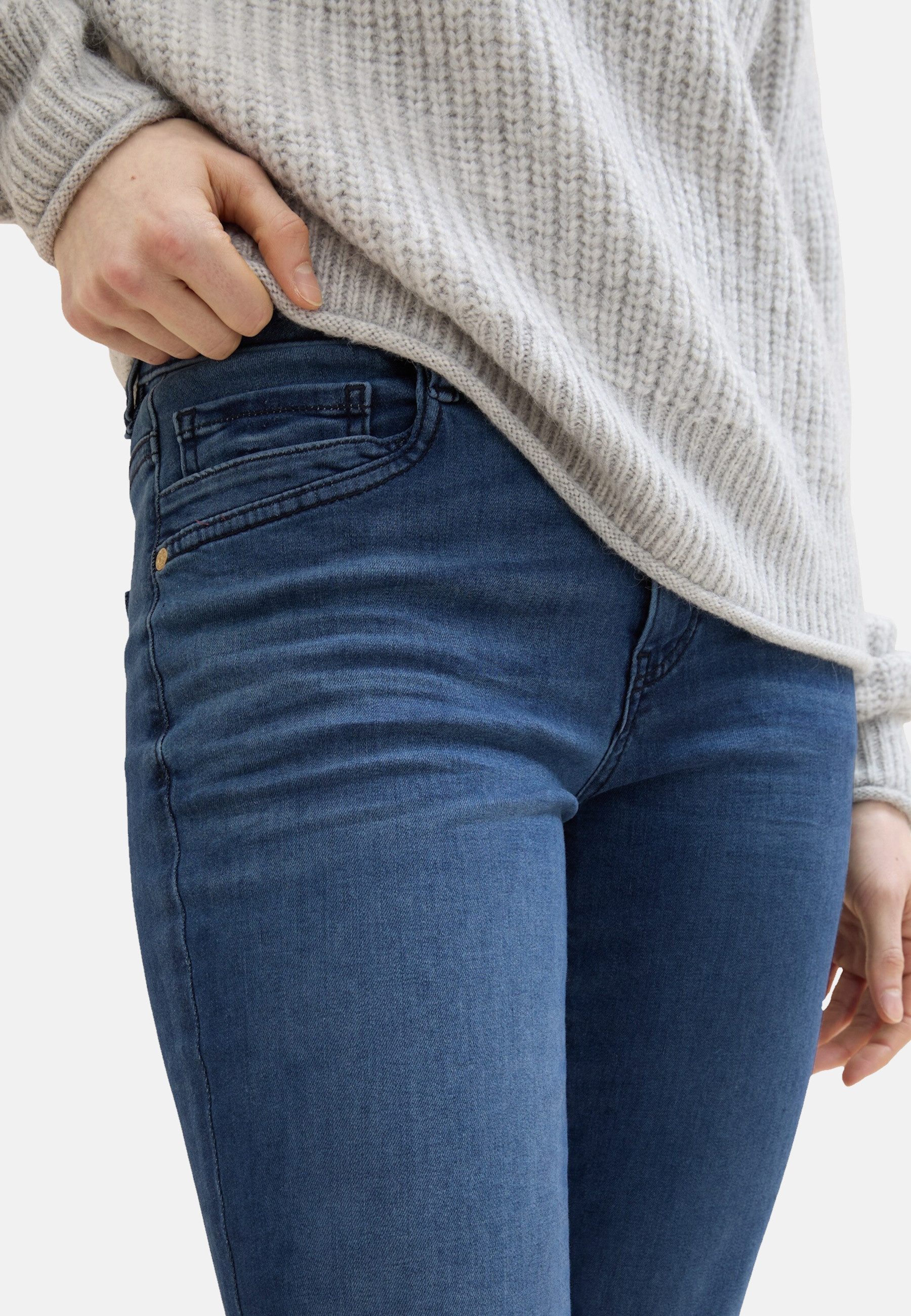 TOM TAILOR 5-Pocket-Jeans Jeans Slim Kate Hose (1-tlg)