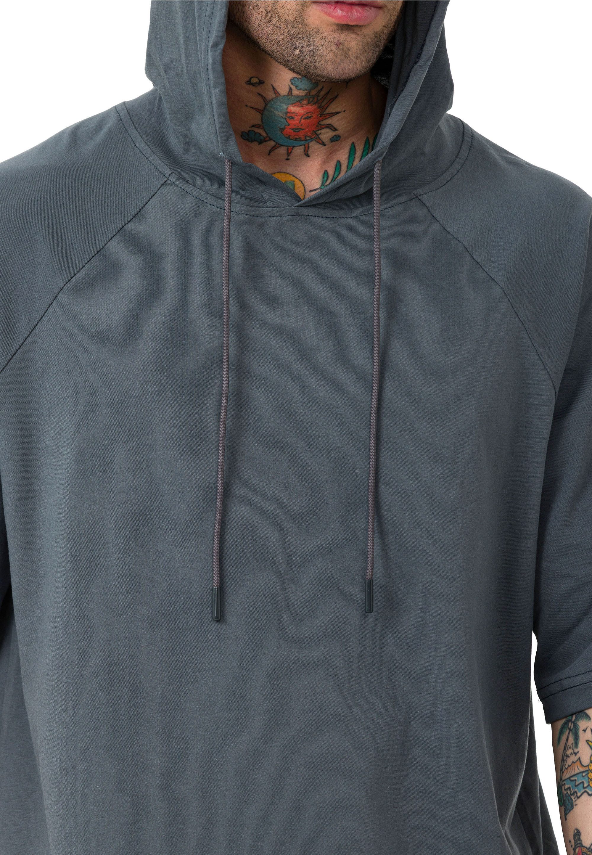 RedBridge T-Shirt mit Kapuze - Lässiges Oversized-Hoodie-Shirt