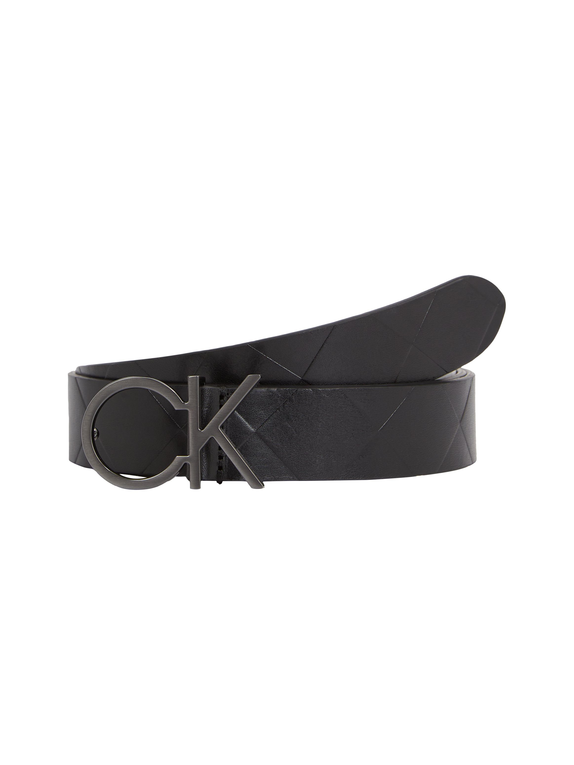 LOGO RE-LOCK Ledergürtel QUILT Calvin BELT CK Klein 30MM