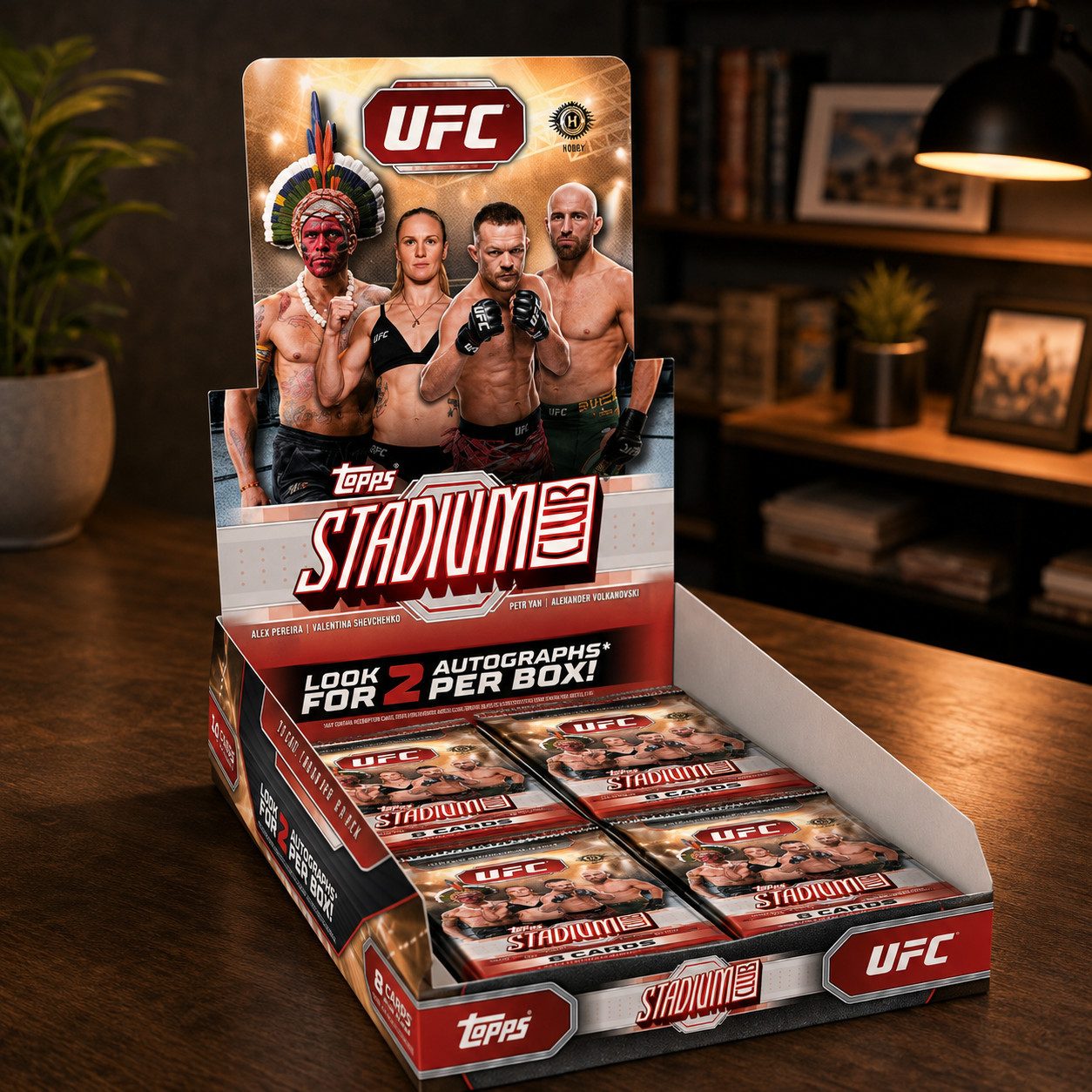 Topps Sammelkarte 2026 Topps Stadium Club UFC Hobby Box Englisch
