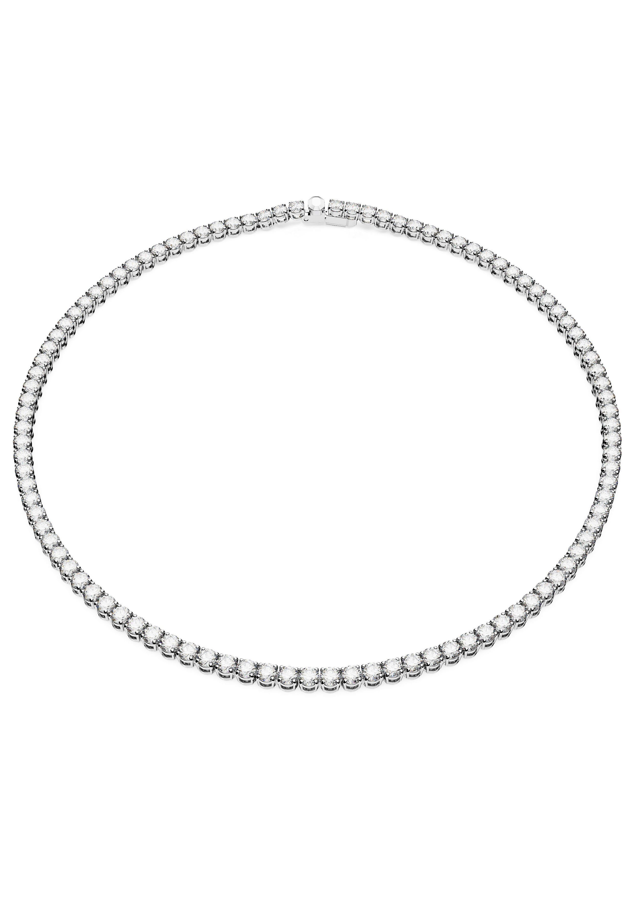 Swarovski Collier Matrix Tenniskette, Rundschliff, 5681799, mit Swarovski® Kristall